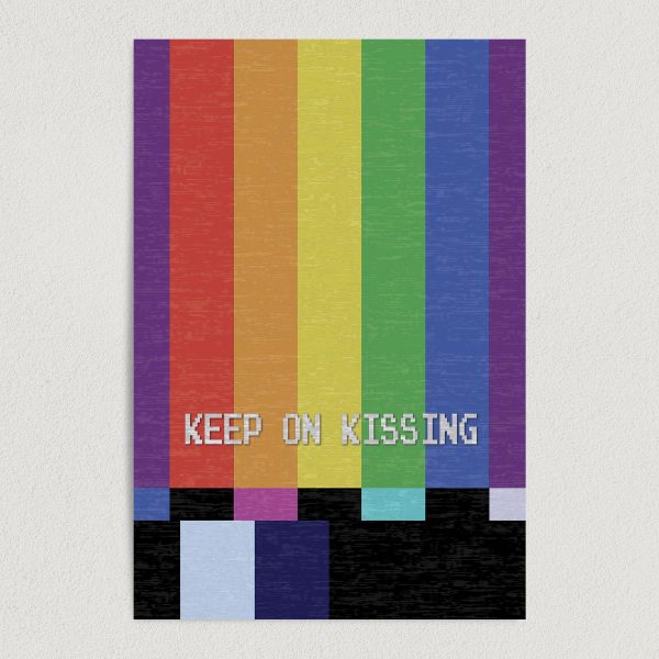 Keep On Kissing Vintage TV Art Print Poster 12" x 18" Wall Art A3100