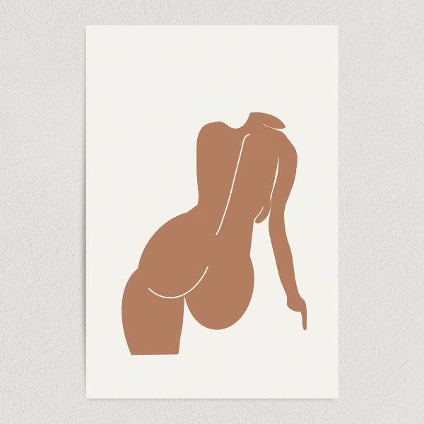 Henri Matisse Style Nude Female Art Print Poster 12" x 18" Wall Art AA1103