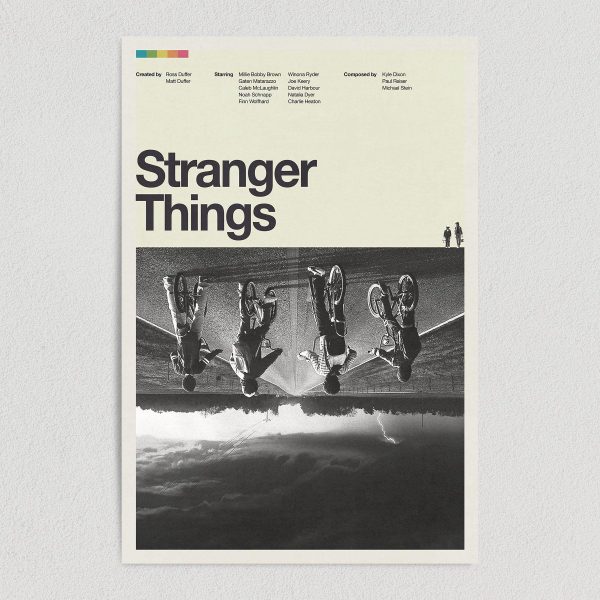 Stranger Things Netflix Original Retro 1980 Art Print Poster 12" x 18" M1020