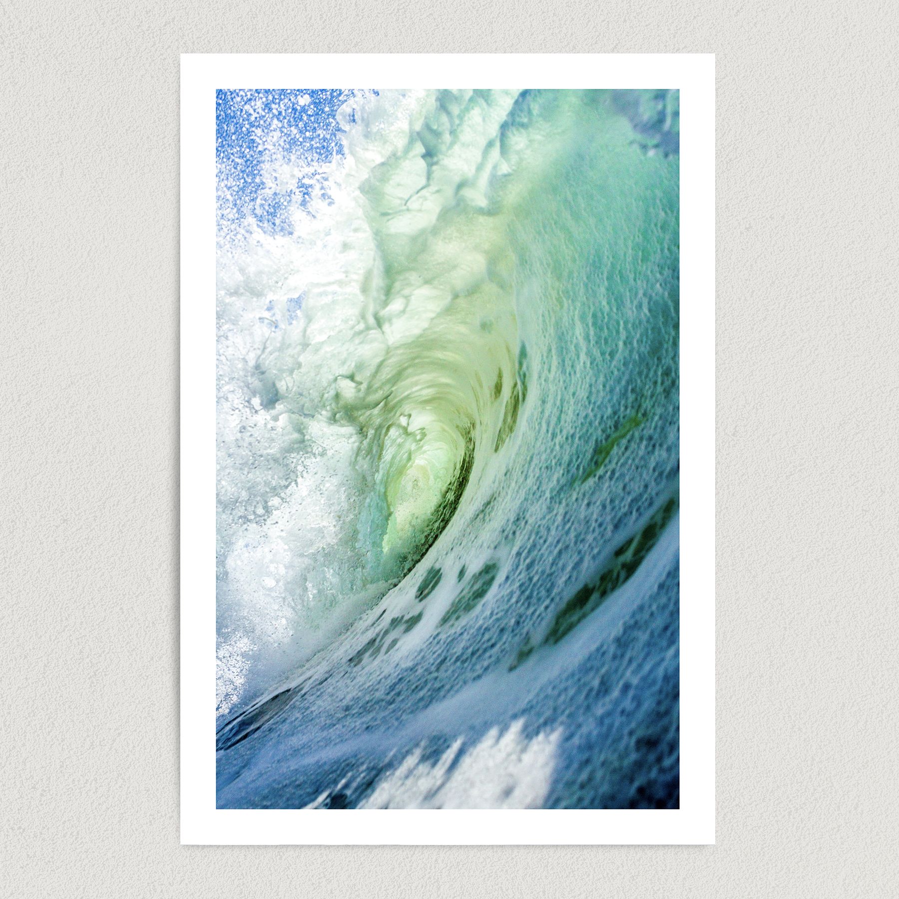 Ocean Wave Rip Curl Art Print Poster 12" x 18" Wall Art MN2306