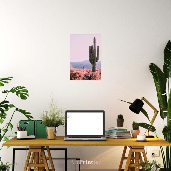 Desert Cactus Art Print Poster 12" x 18" Wall Art NUS1209