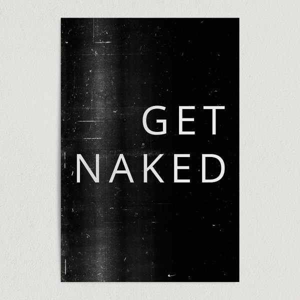 Get Naked Adult Humor Art Print Poster 12" x 18" Wall Art Q2133