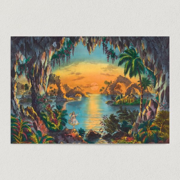 fairy grotto art print poster featured image